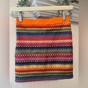 MAKEMECHIC BOHO BODYCON SKIRT / MULTI / SMALL / BOHO / FESTIVAL